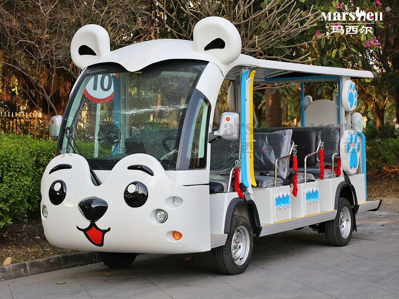 北極熊主題造型電動(dòng)觀光車