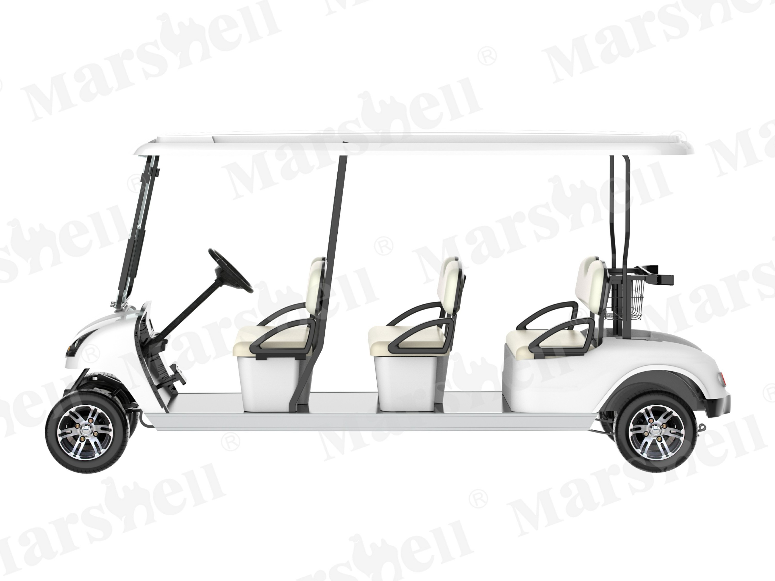 六座電動高爾夫球車