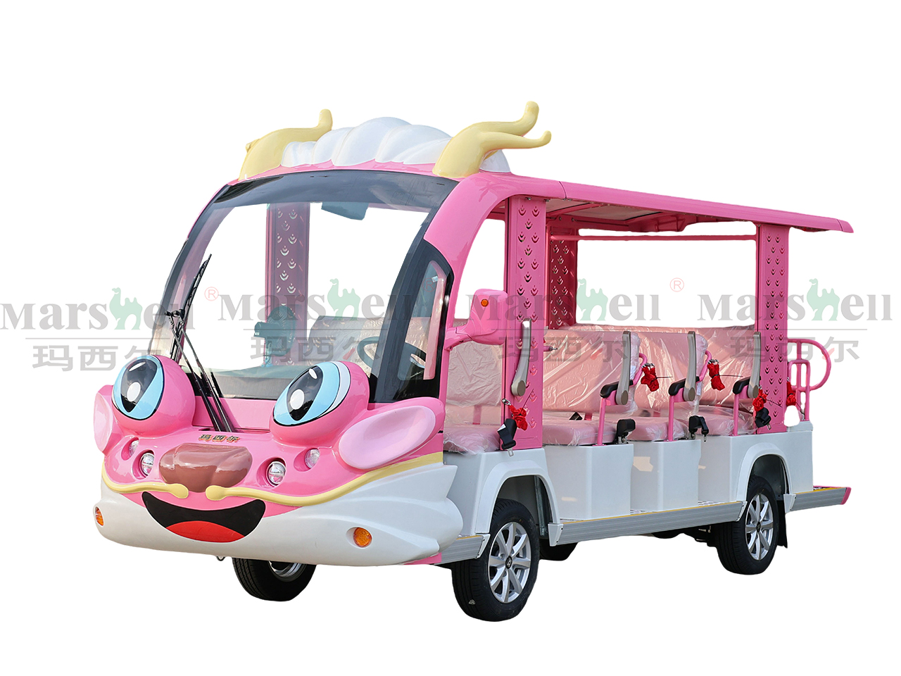 龍?jiān)煨椭黝}電動觀光車