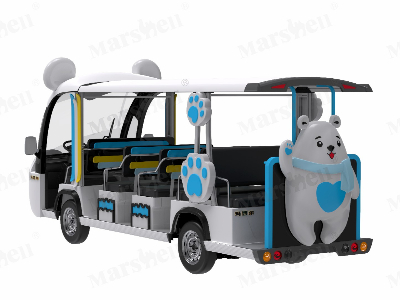 北極熊主題造型電動(dòng)觀光車(chē)