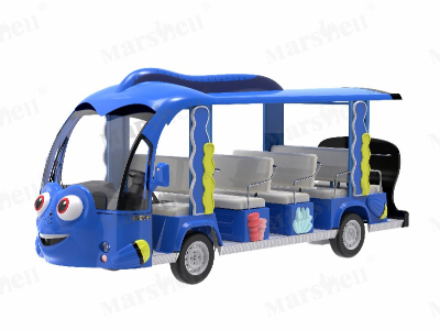 藍(lán)藻魚(yú)主題造型電動(dòng)觀光車(chē)