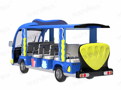 藍藻魚主題造型電動觀光車