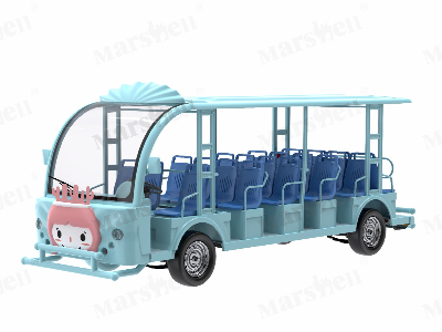 珊瑚主題造型電動觀光車