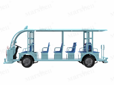 珊瑚主題造型電動觀光車