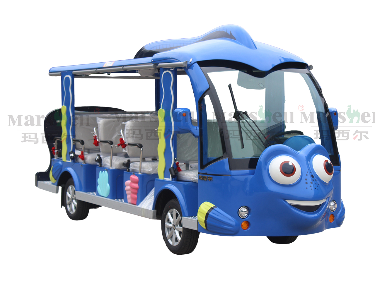 珊瑚主題造型電動觀光車