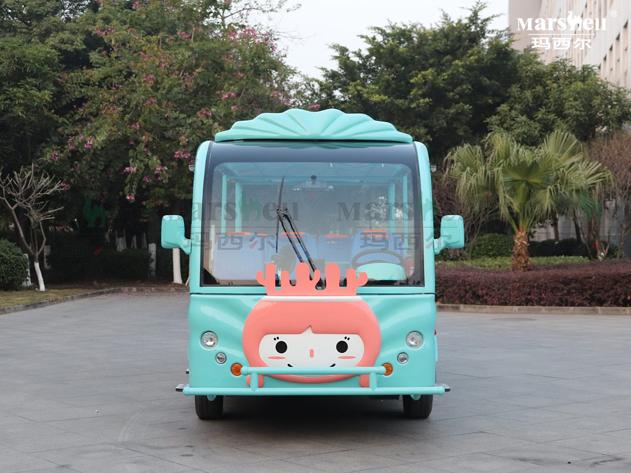 珊瑚主題造型電動觀光車