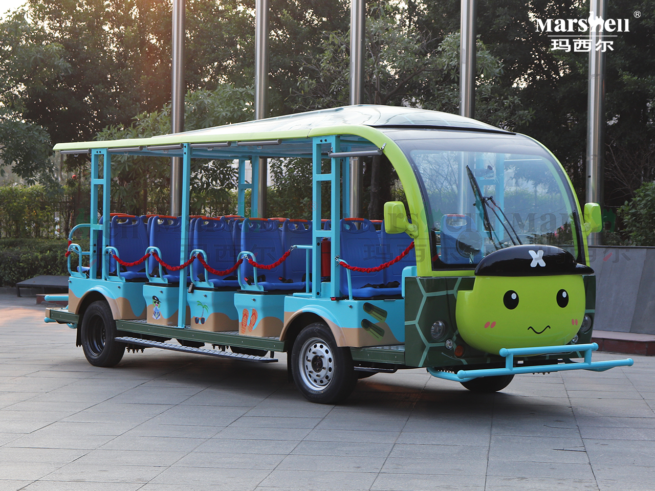 烏龜主題造型電動(dòng)觀光車(chē)