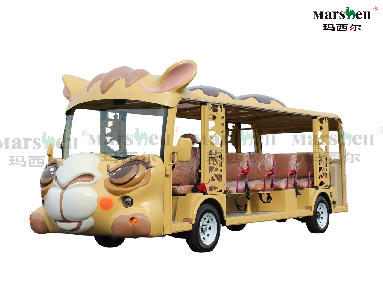駱駝造型主題電動(dòng)觀光車
