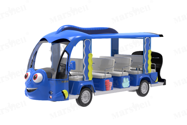 藍藻魚造型電動觀光車