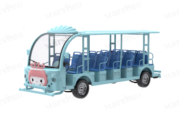 珊瑚主題造型電動觀光車