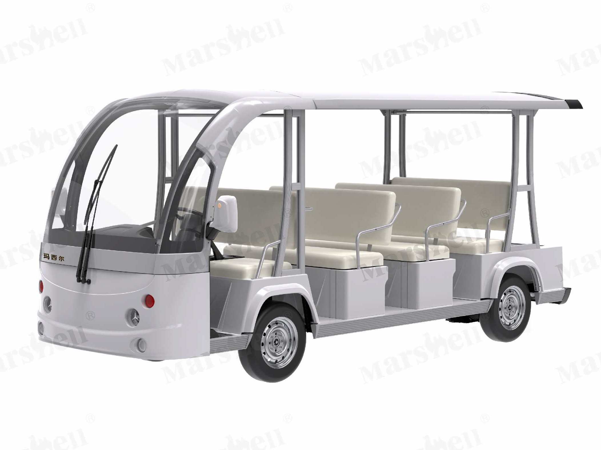 十一座電動(dòng)觀光車(chē)