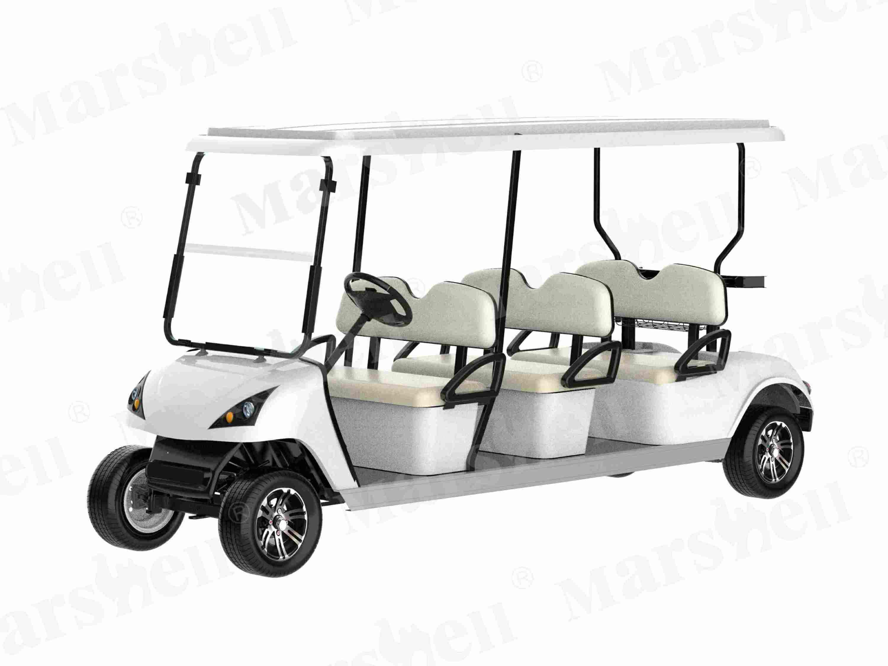 六座電動高爾夫球車