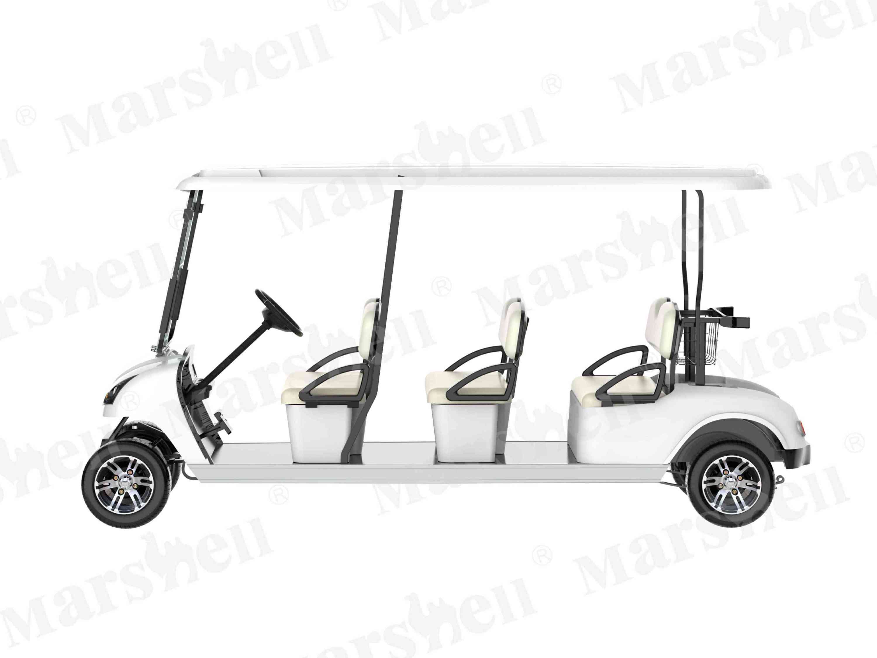 六座電動高爾夫球車